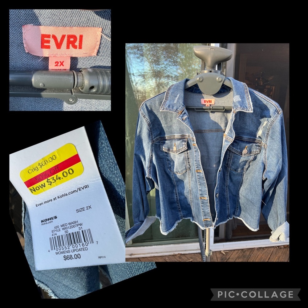 Cropped Jean Jacket - Picture 2 of 2